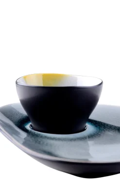 Gastro Bord Medium Spiegel Grey Blue Ovaal 22 x 16 cm (4-delig) Discount