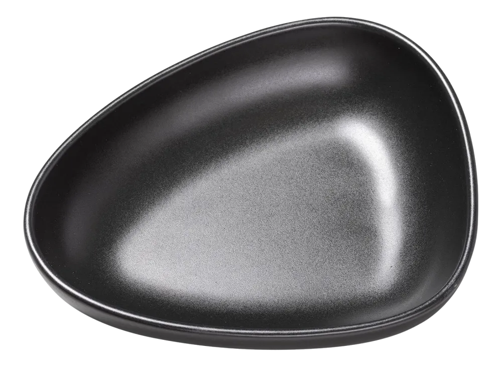 Lind DNA Bord Stoneware Deep Plate Black Hot