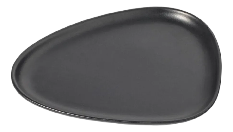 Bord Lind DNA Stoneware Lunch Plate Black