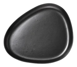 Bord Lind DNA Stoneware Platter Plate Black