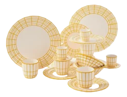Bord POLSPOTTEN Digi Yellow L (Set van 2)
