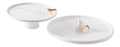 Bord POLSPOTTEN Plate Diving Duck Gold Ø40