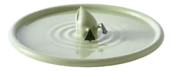 Bord POLSPOTTEN Plate Diving Duck Green Grey Ø40