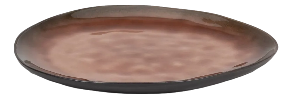 Serax Bord Oval M Brown Pure Black 20 cm Discount