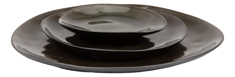 Serax Bord Oval M Pure Grey 20 cm Online