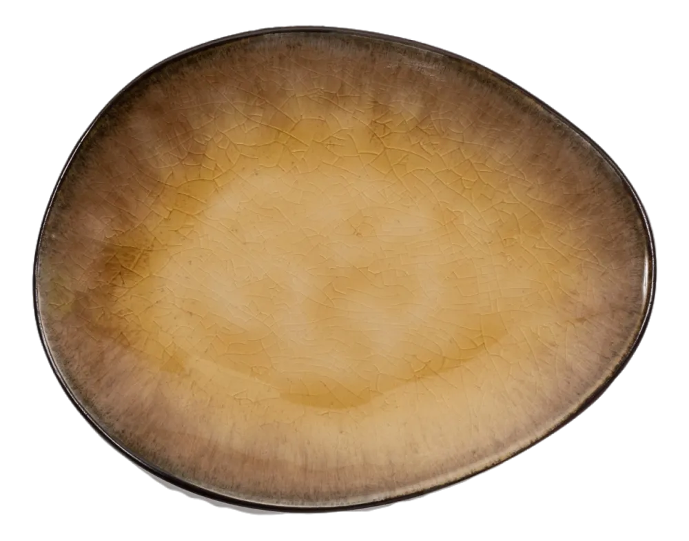 Serax Bord Oval S Green Pure Black 15 cm Clearance