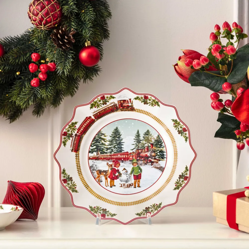 Villeroy & Boch Bord Annual Christmas Edition 2025 Ø23,5cm Hot