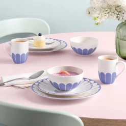 Bord Villeroy & Boch Fleur Bleu Ø26,5cm (6 delig)