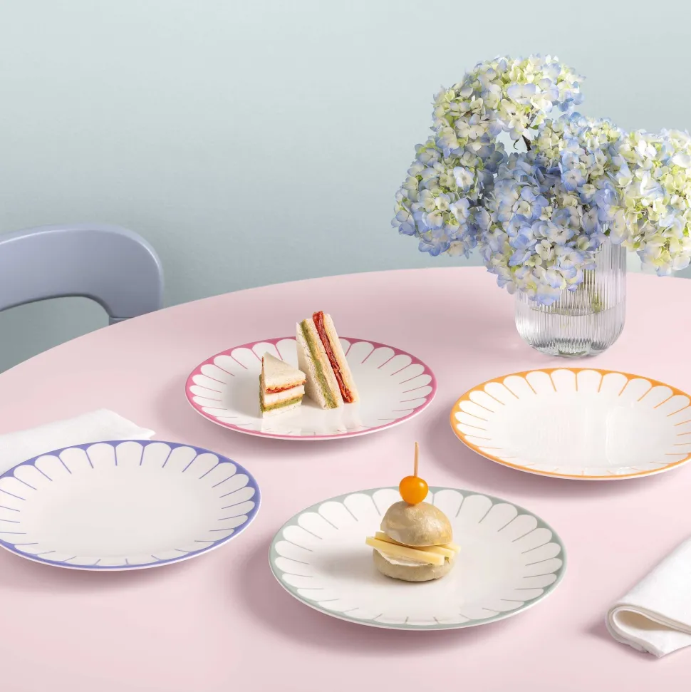 Bord Villeroy & Boch Fleur Soleil Ø26,5cm (6 delig)