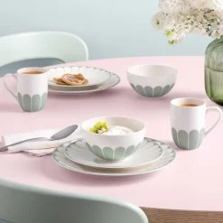 Bord Villeroy & Boch Fleur Vert Ø26,5cm (6 delig)