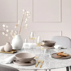 Villeroy & Boch Bord Iconic Beige 24 cm (6 delig) Best