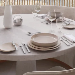 Villeroy & Boch Bord Iconic Mat Beige 24 cm (6 delig)