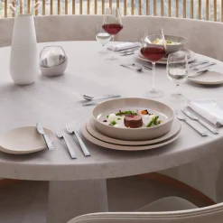 Villeroy & Boch Bord Iconic Mat Beige 24 cm (6 delig)