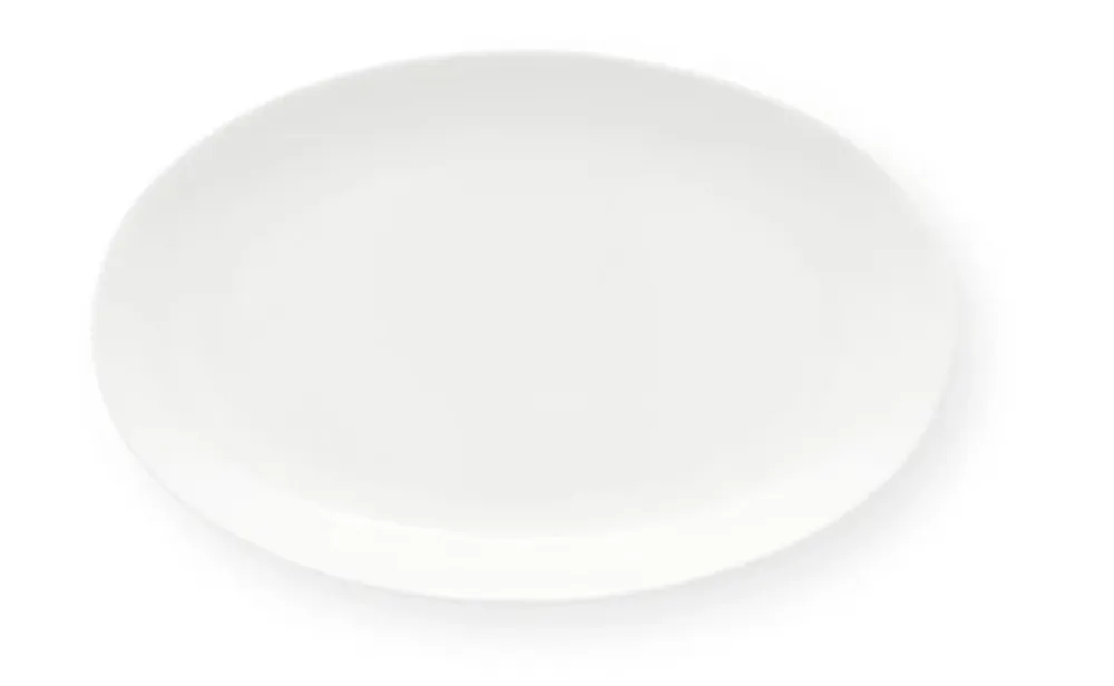 VT Wonen Bord vtwonen Oval Ivory White 25.5cm Outlet