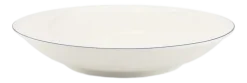 Bord vtwonen Pasta Plate White-Blue Line 25,5 cm (Set van 6)