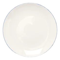 VT Wonen Bord vtwonen Plate White-Blue Line 23 cm (Set van 6)