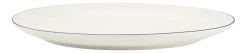 Bord vtwonen Plate White-Blue Line Oval 25,5 cm