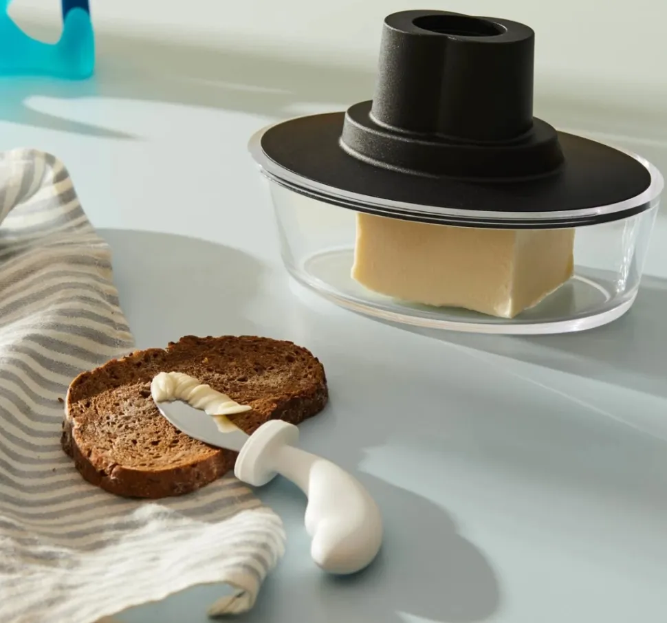 Botervloot Alessi Ship Shape Black