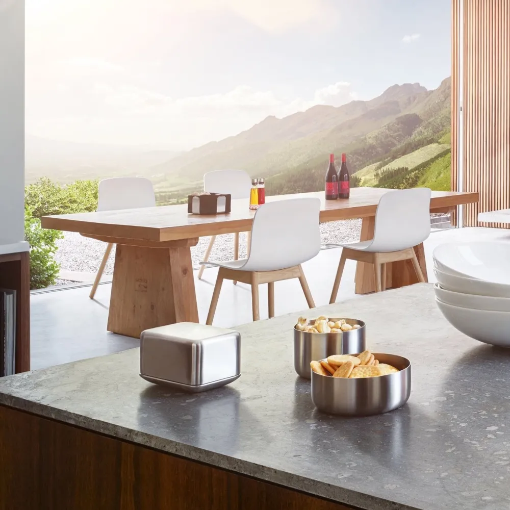 Blomus Botervloot Basic RVS Small Online