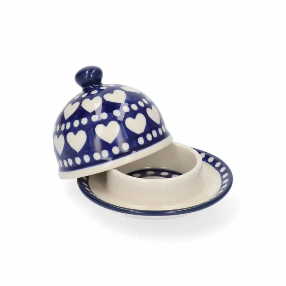 Botervloot Bunzlau Castle Rond Blue Valentine (Ø 9,5 cm)