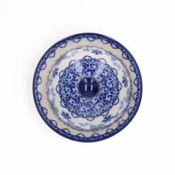 Botervloot Bunzlau Castle Rond Indigo (Ø 9,5 cm)