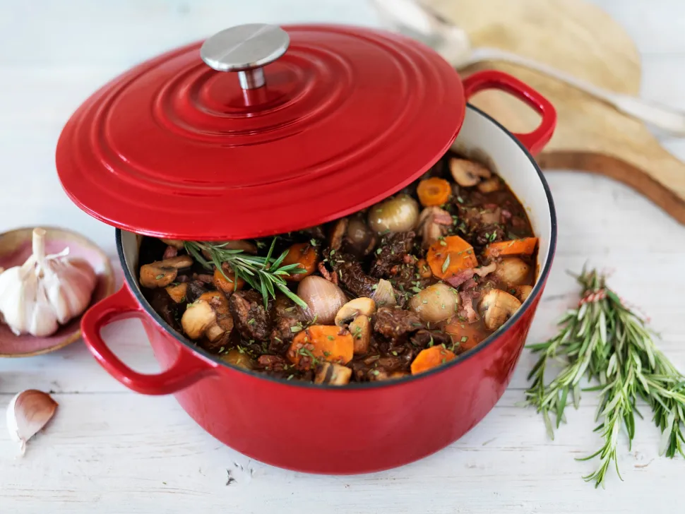 Braadpan BK Bourgogne Chili Red 24 cm