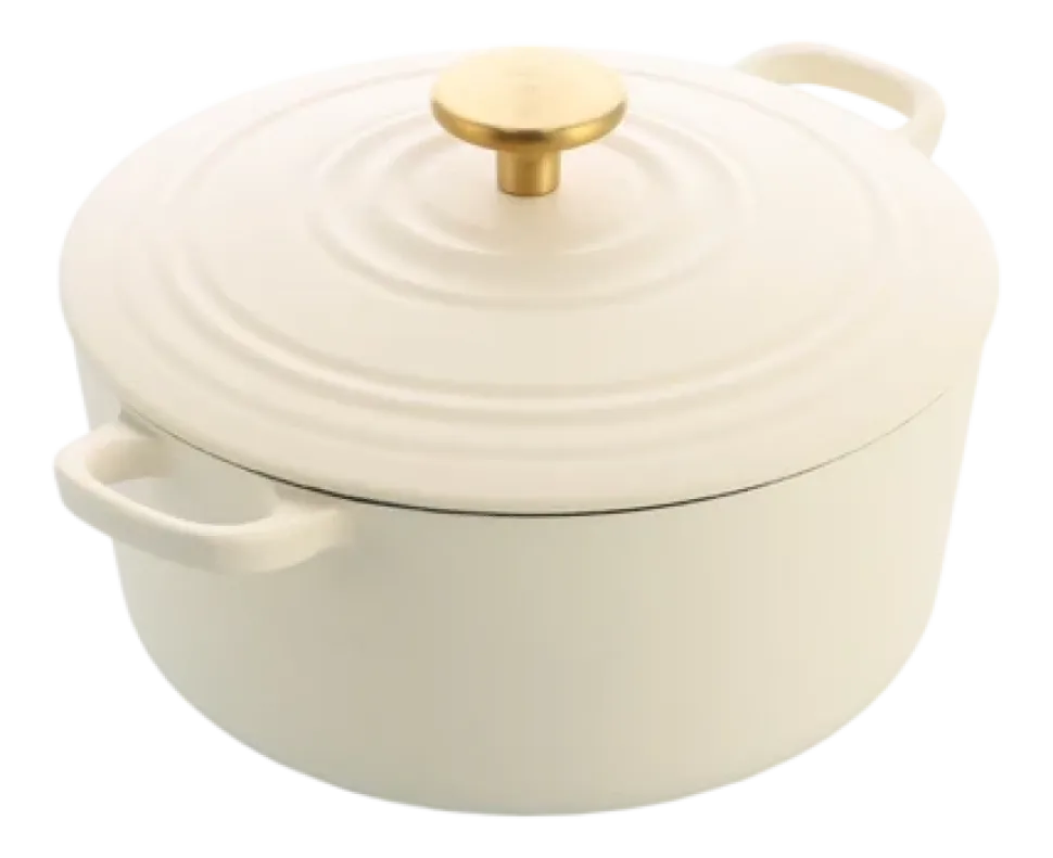 Braadpan Bk Bourgogne Stoofpot Cream White 24 cm