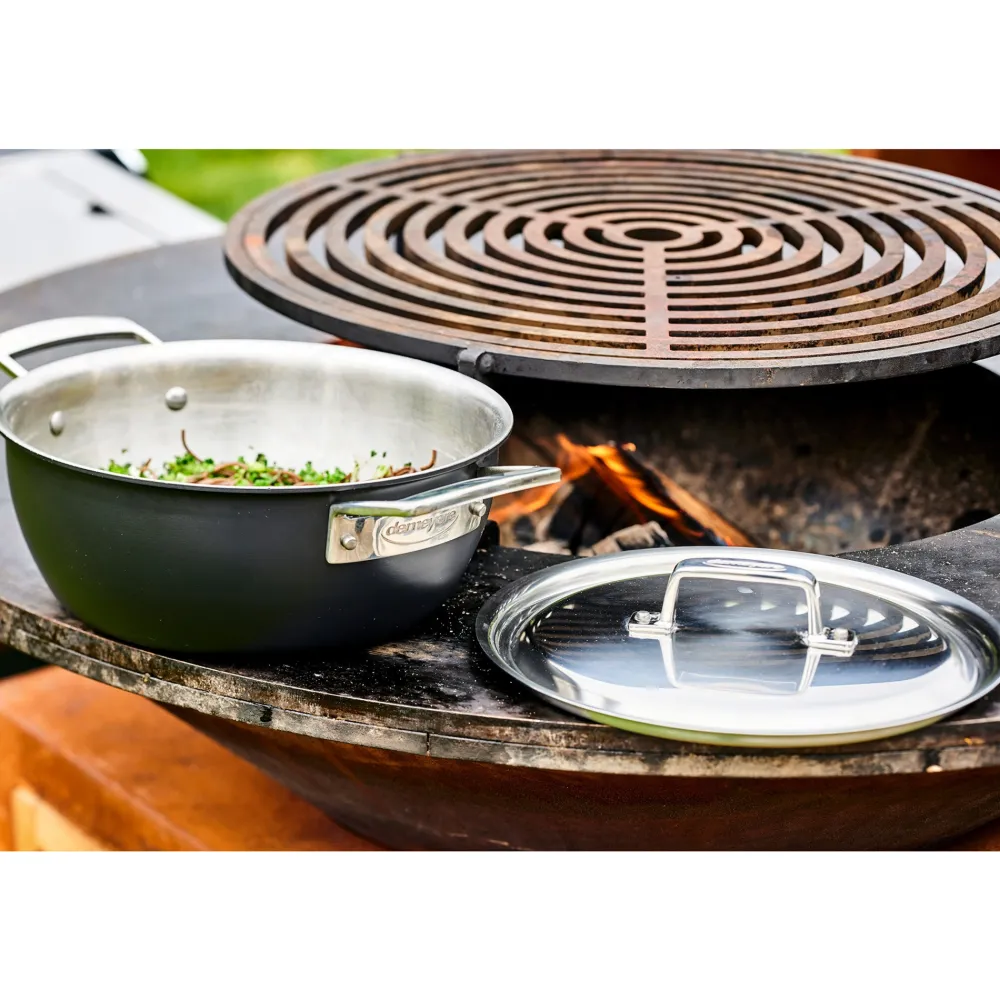 Demeyere Braadpan Black 5 Conisch Met Deksel 24 cm Outlet