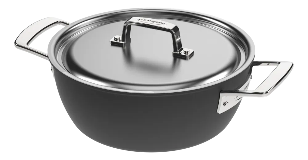Demeyere Braadpan Black 5 Conisch Met Deksel 24 cm Outlet