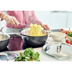 Demeyere Braadpan Black 5 Conisch Met Deksel 24 cm Outlet