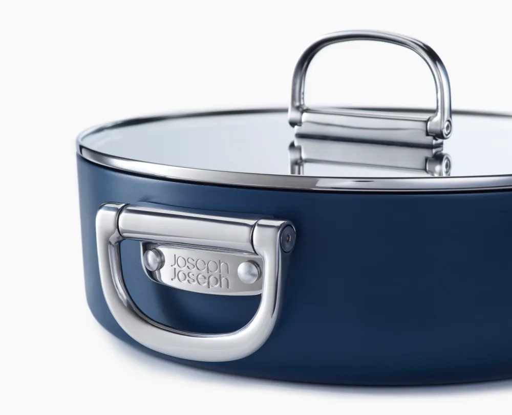 Joseph Joseph Braadpan Space 28cm Blauw