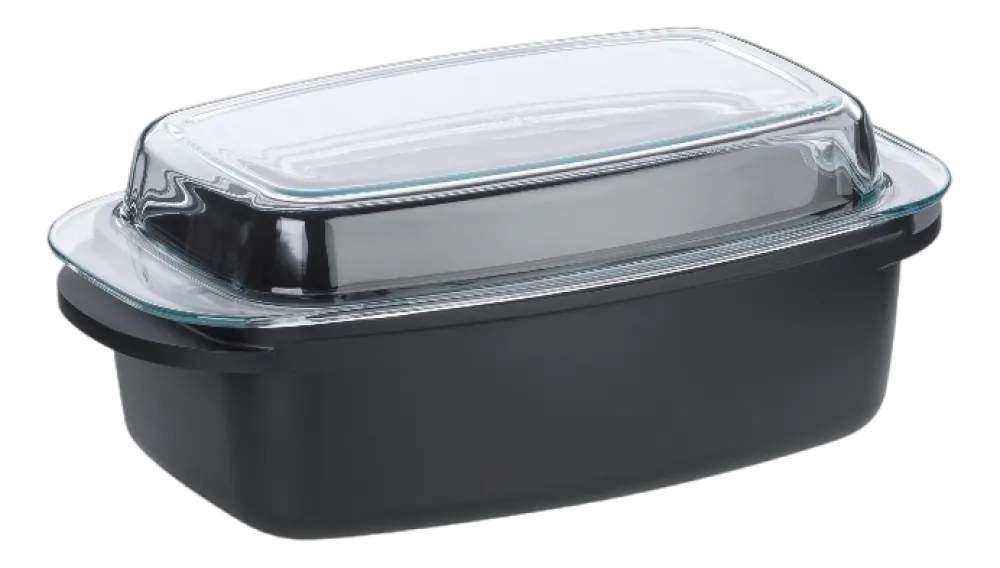 Kela Braadpan Atura Met Deksel Zwart 40 x 22,5 cm Sale