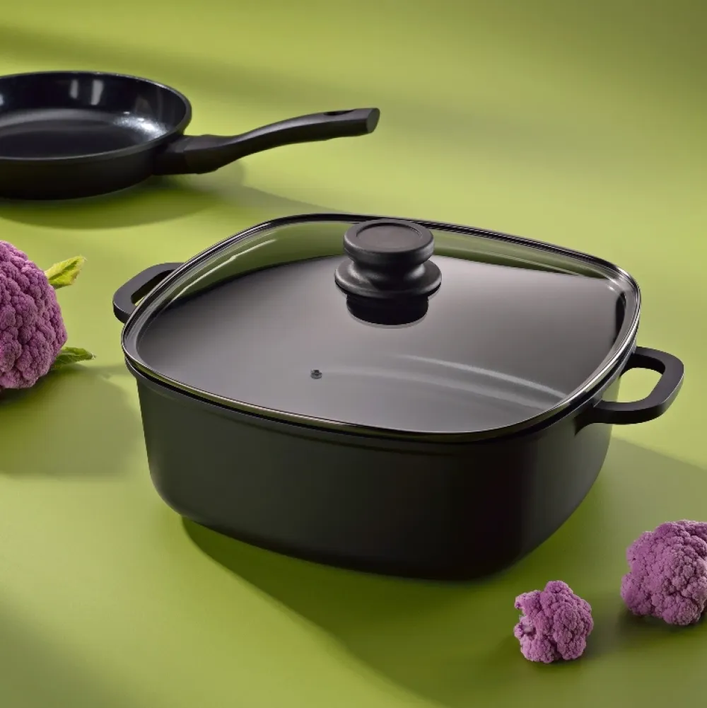 Kela Braadpan Atura Met Deksel Zwart 40 x 22,5 cm Sale