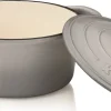 Braadpan Kela Calido met Deksel Rond Grijs 2,5L
