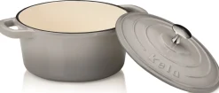 Braadpan Kela Calido met Deksel Rond Grijs 2,5L