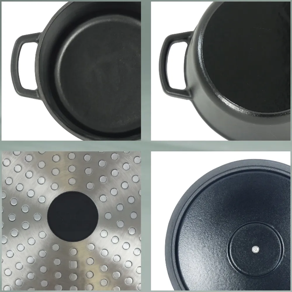 Kela Braadpan Calido Met Deksel Ovaal Zwart 29 x 23 cm Best