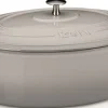 Kela Braadpan Calido met Deksel Ovaal Grijs 6L Best