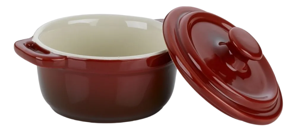 Kela Braadpan Malin Met Deksel Rood 10 cm Best