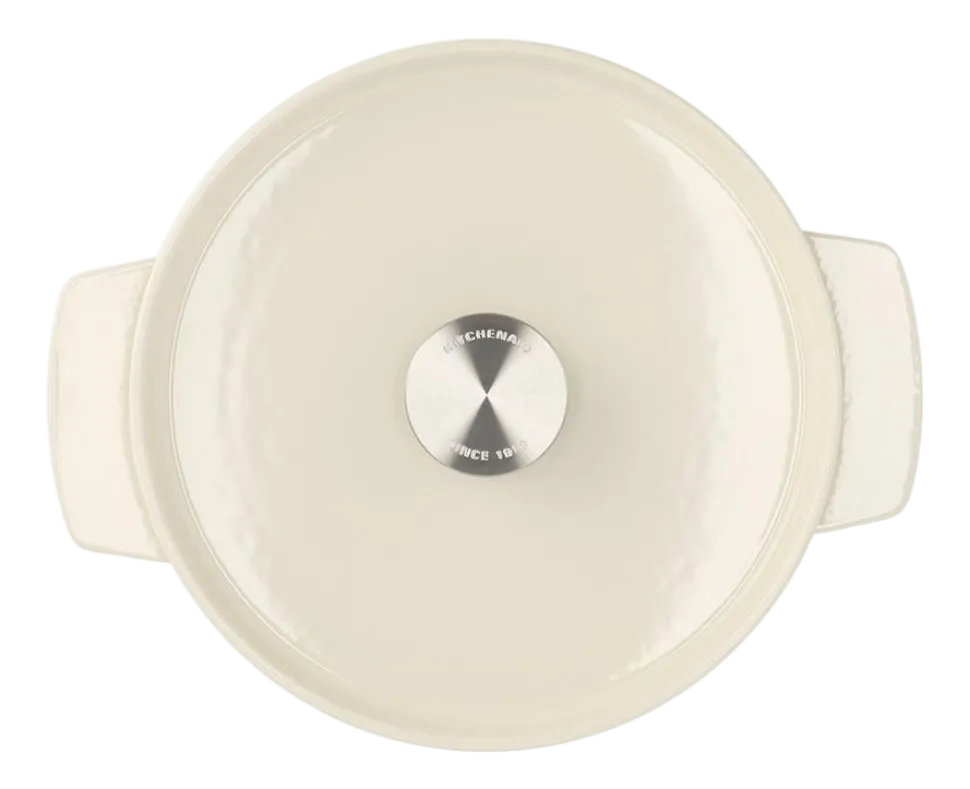Braadpan KitchenAid Cast Iron Cream 26 cm