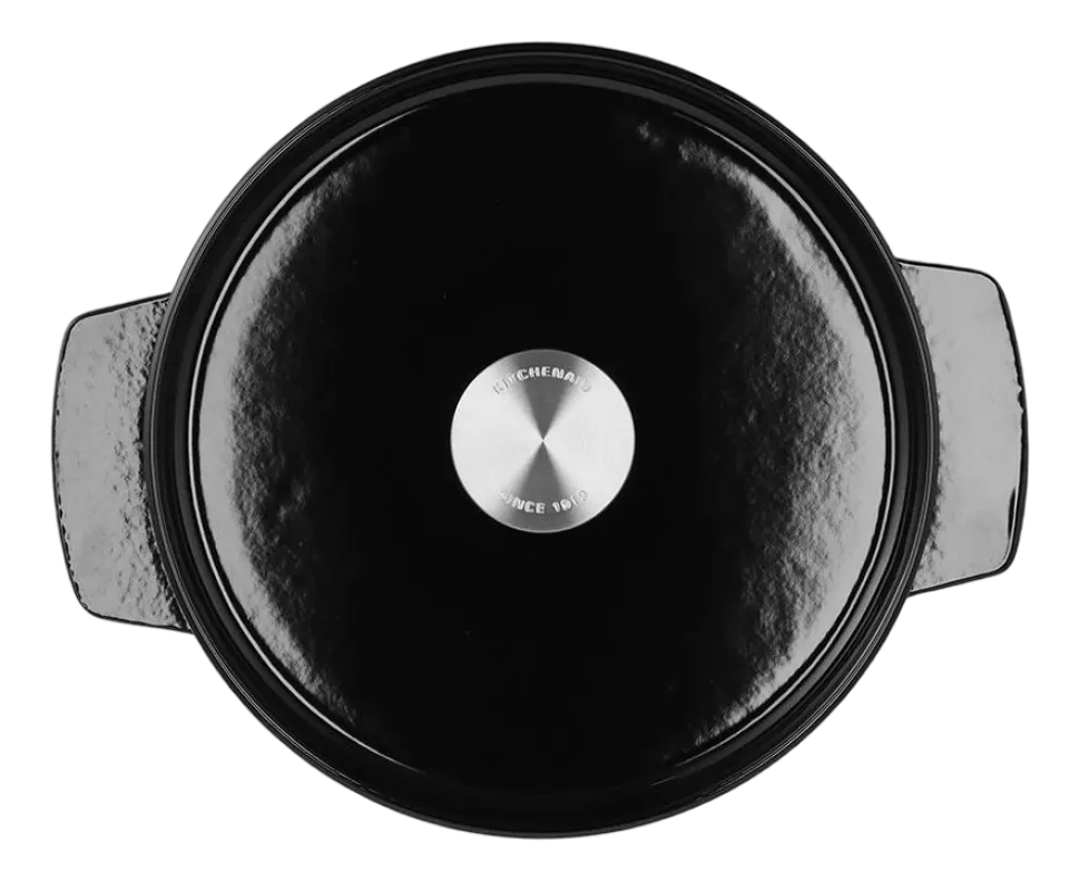 Braadpan KitchenAid Cast Iron Onyx Black 22 cm