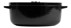 Braadpan KitchenAid Cast Iron Ovaal Onyx Black 30 cm