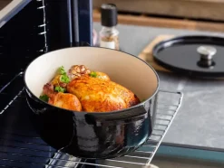 Braadpan KitchenAid Cast Iron Ovaal Onyx Black 30 cm
