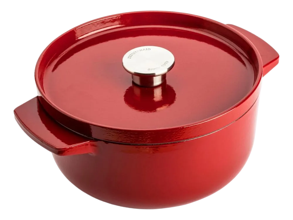 KitchenAid Braadpan Cast Iron Empire Red 22 cm New
