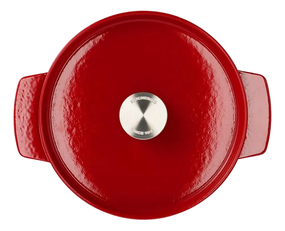 KitchenAid Braadpan Cast Iron Empire Red 22 cm New