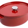 KitchenAid Braadpan Cast Iron Ovaal Empire Red 30 cm Sale