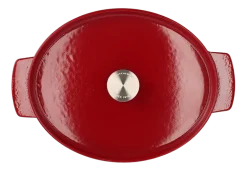 KitchenAid Braadpan Cast Iron Ovaal Empire Red 30 cm Sale