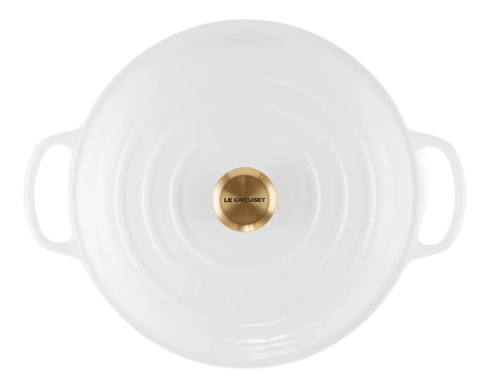 Le Creuset Braadpan Campagnard Rond White 30 cm