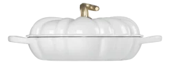 Le Creuset Braadpan Campagnard Signature Pompoen Wit 28 cm Sale