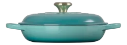 Le Creuset Braadpan Campagnard Bleu Riviera Outlet