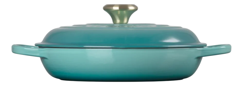 Le Creuset Braadpan Campagnard Bleu Riviera Outlet